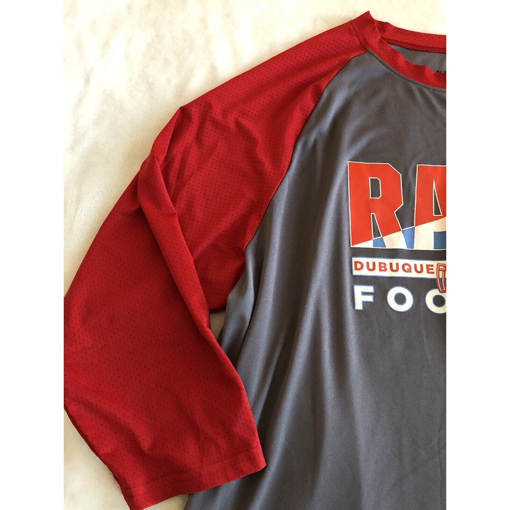 Augusta Sportswear Adult 2XL Gray Moisture Management Dubuque Senior Football - Picture 3 of 11